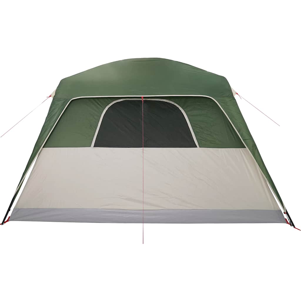 vidaXL Family Tent with Porch 6-Person Green Waterproof - 42980