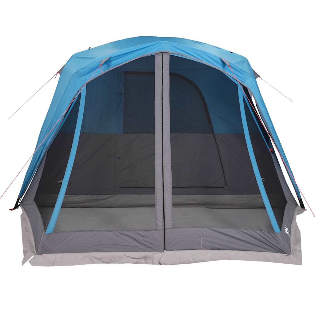 vidaXL Family Tent with Porch 6-Person Blue Waterproof - 42985