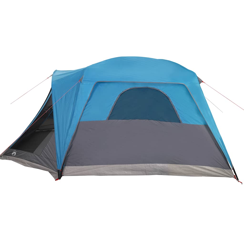 vidaXL Family Tent with Porch 6-Person Blue Waterproof - 42985