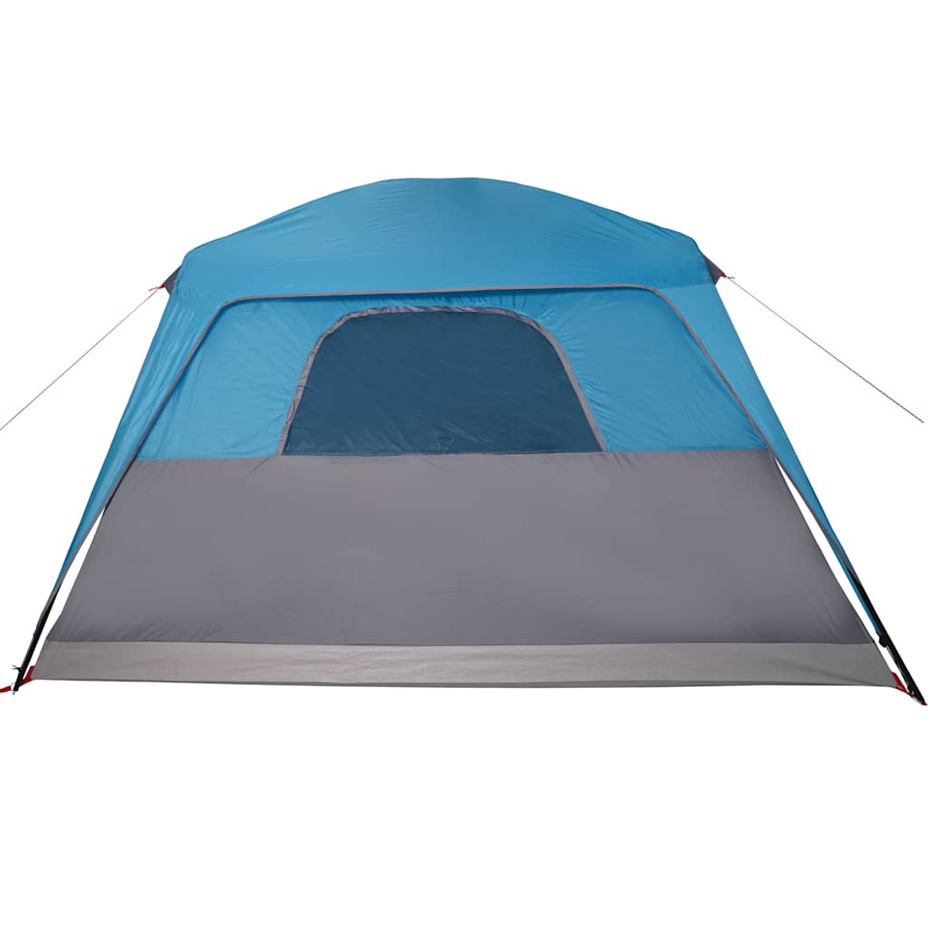 vidaXL Family Tent with Porch 6-Person Blue Waterproof - 42985