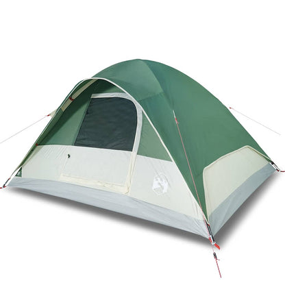 vidaXL Family Tent Dome 6-Person Green Waterproof - 270 x 210 x 145 cm