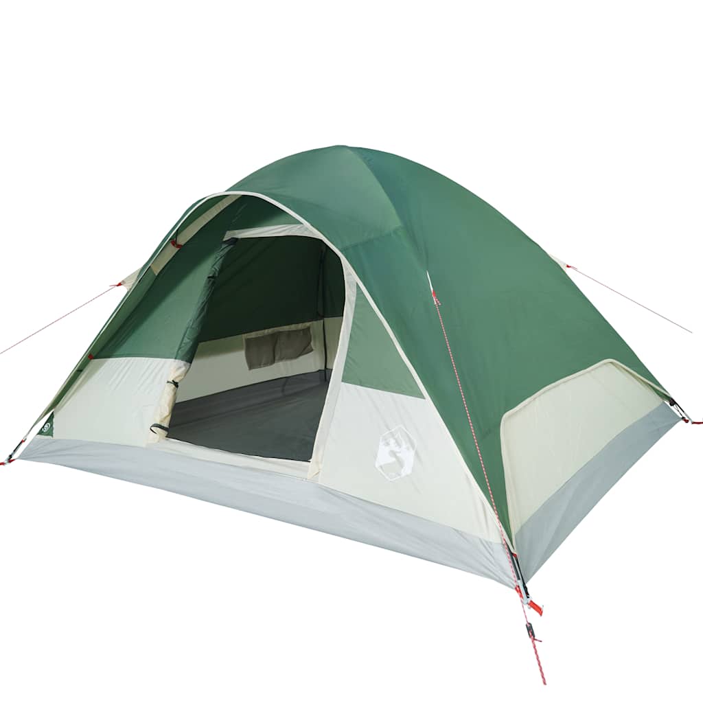 vidaXL Family Tent Dome 6-Person Green Waterproof - 270 x 210 x 145 cm