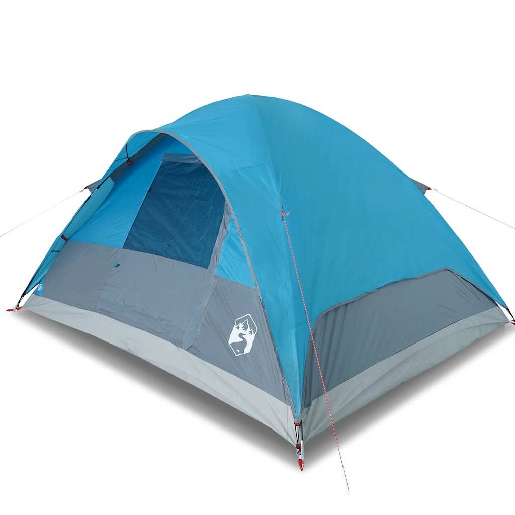 vidaXL Family Tent Dome 6-Person Blue Waterproof - 270 x 210 x 145 cm
