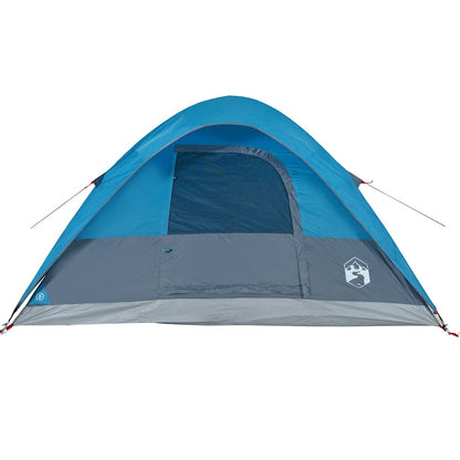 vidaXL Family Tent Dome 6-Person Blue Waterproof - 270 x 210 x 145 cm