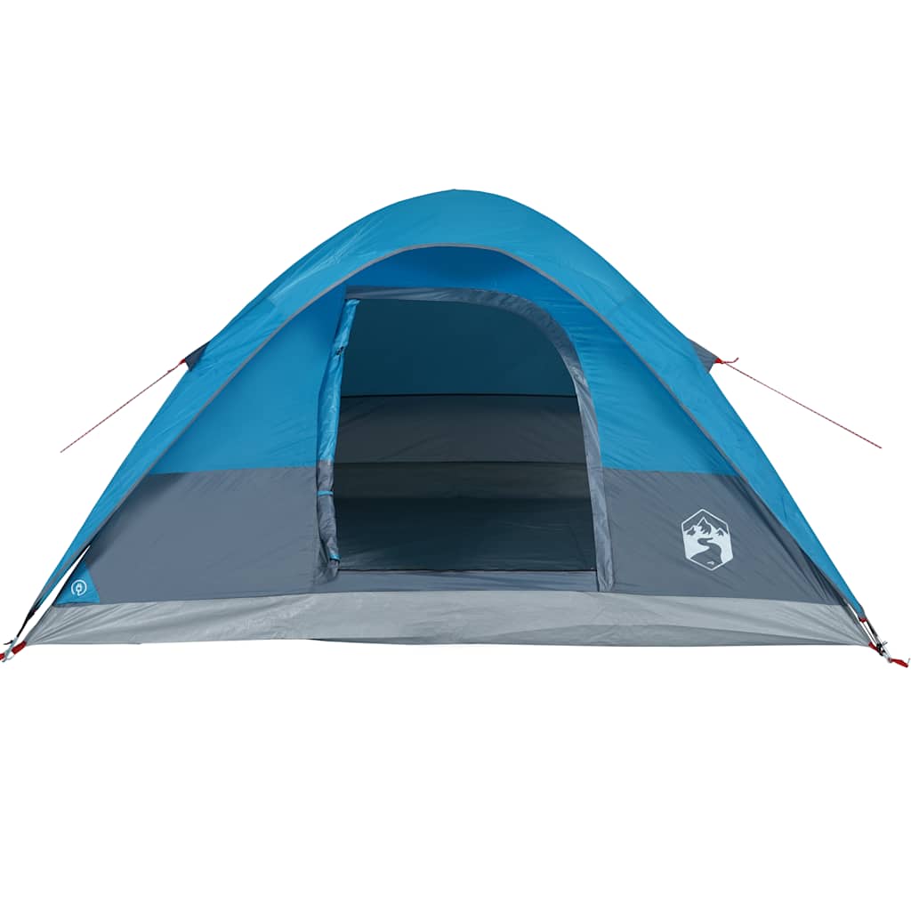 vidaXL Family Tent Dome 6-Person Blue Waterproof - 270 x 210 x 145 cm
