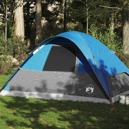 vidaXL Family Tent Dome 6-Person Blue Waterproof - 270 x 210 x 145 cm