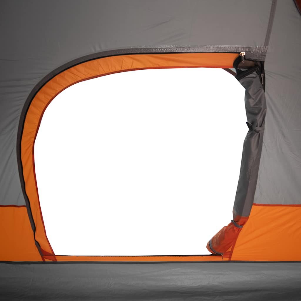 vidaXL Family Tent Dome 6-Person Orange Waterproof - 270 x 210 x 145 cm