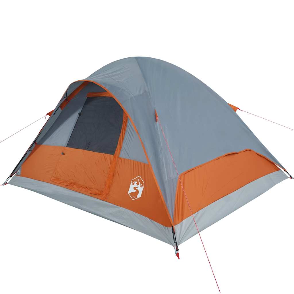 vidaXL Family Tent Dome 6-Person Orange Waterproof - 270 x 210 x 145 cm