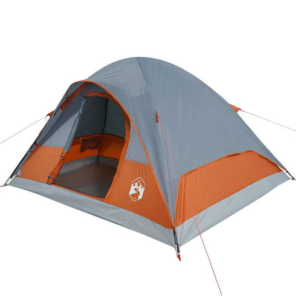 vidaXL Family Tent Dome 6-Person Orange Waterproof - 270 x 210 x 145 cm
