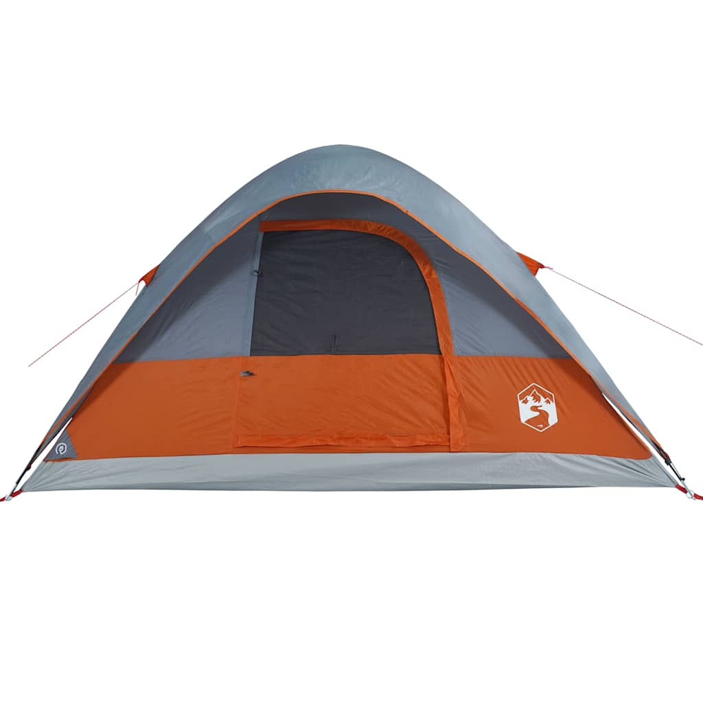 vidaXL Family Tent Dome 6-Person Orange Waterproof - 270 x 210 x 145 cm