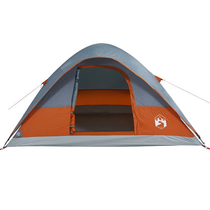 vidaXL Family Tent Dome 6-Person Orange Waterproof - 270 x 210 x 145 cm