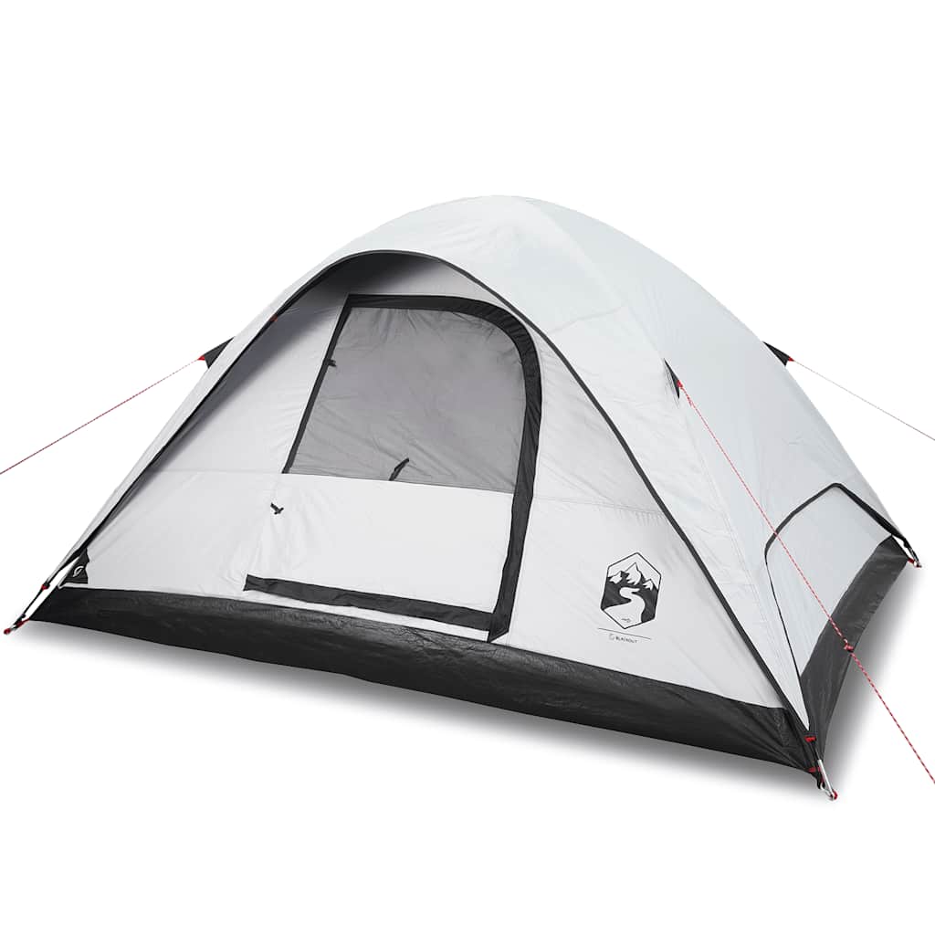 vidaXL Family Tent Dome 6-Person White Blackout Fabric Waterproof - 270 x 210 x 145 cm