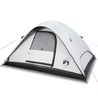 vidaXL Family Tent Dome 6-Person White Blackout Fabric Waterproof - 270 x 210 x 145 cm
