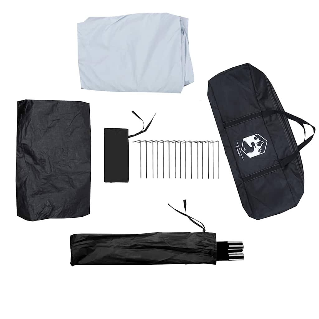 vidaXL Family Tent Dome 6-Person White Blackout Fabric Waterproof - 270 x 210 x 145 cm