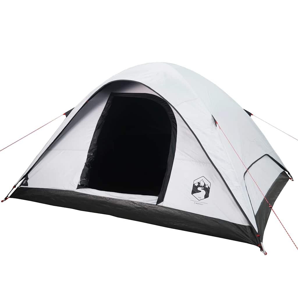 vidaXL Family Tent Dome 6-Person White Blackout Fabric Waterproof - 270 x 210 x 145 cm