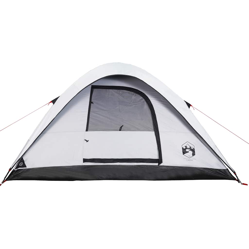 vidaXL Family Tent Dome 6-Person White Blackout Fabric Waterproof - 270 x 210 x 145 cm