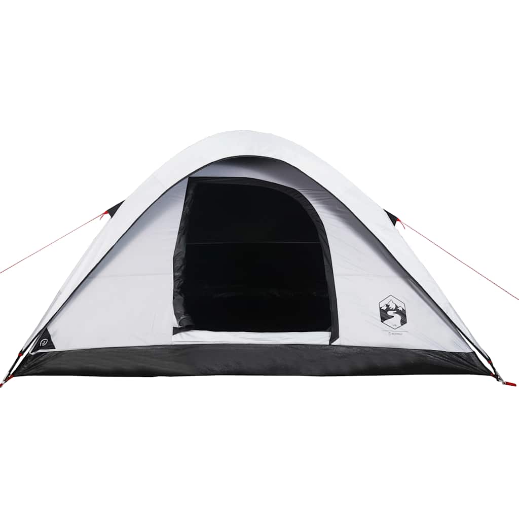 vidaXL Family Tent Dome 6-Person White Blackout Fabric Waterproof - 270 x 210 x 145 cm