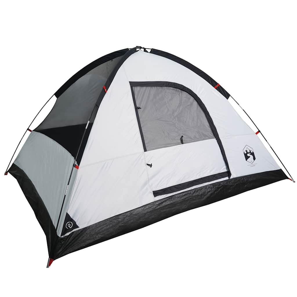 vidaXL Family Tent Dome 6-Person White Blackout Fabric Waterproof - 270 x 210 x 145 cm