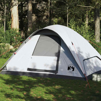 vidaXL Family Tent Dome 6-Person White Blackout Fabric Waterproof - 270 x 210 x 145 cm