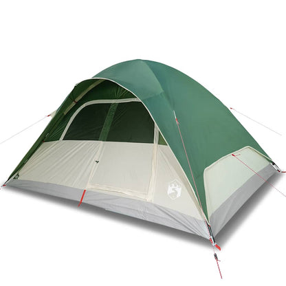 vidaXL Family Tent Dome 6-Person Green Waterproof - 334 x 273 x 190 cm