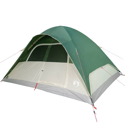 vidaXL Family Tent Dome 6-Person Green Waterproof - 334 x 273 x 190 cm