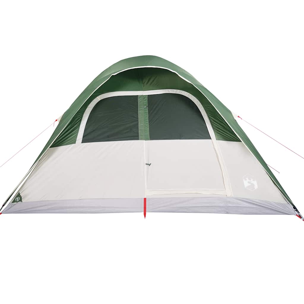 vidaXL Family Tent Dome 6-Person Green Waterproof - 334 x 273 x 190 cm