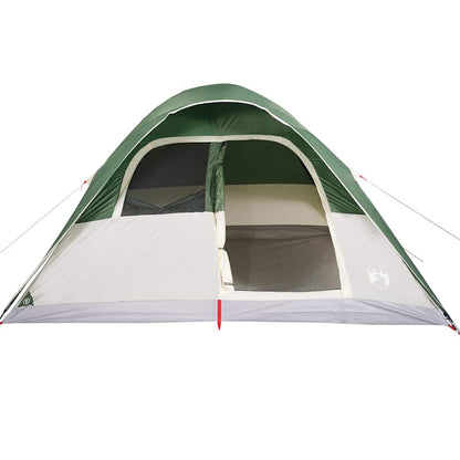 vidaXL Family Tent Dome 6-Person Green Waterproof - 334 x 273 x 190 cm