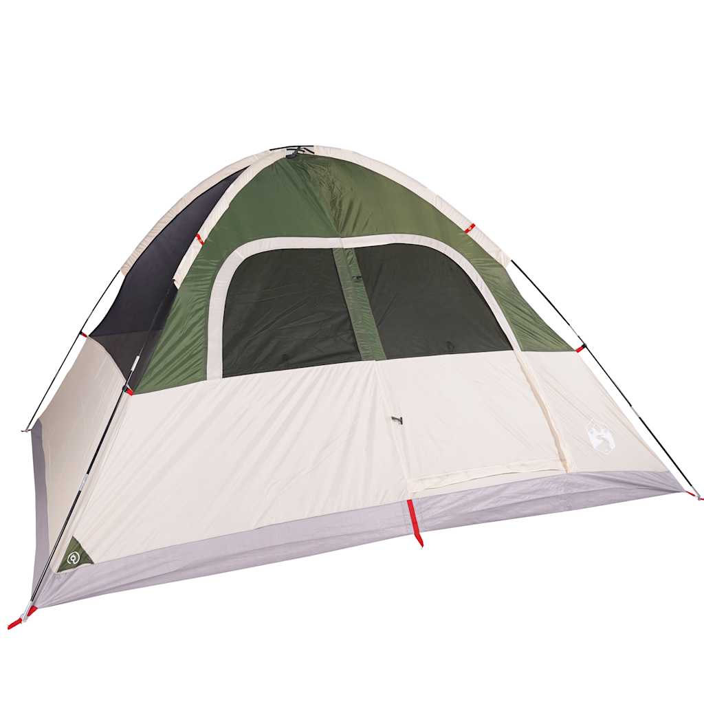 vidaXL Family Tent Dome 6-Person Green Waterproof - 334 x 273 x 190 cm