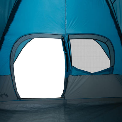 vidaXL Family Tent Dome 6-Person Blue Waterproof - 334 x 273 x 190 cm