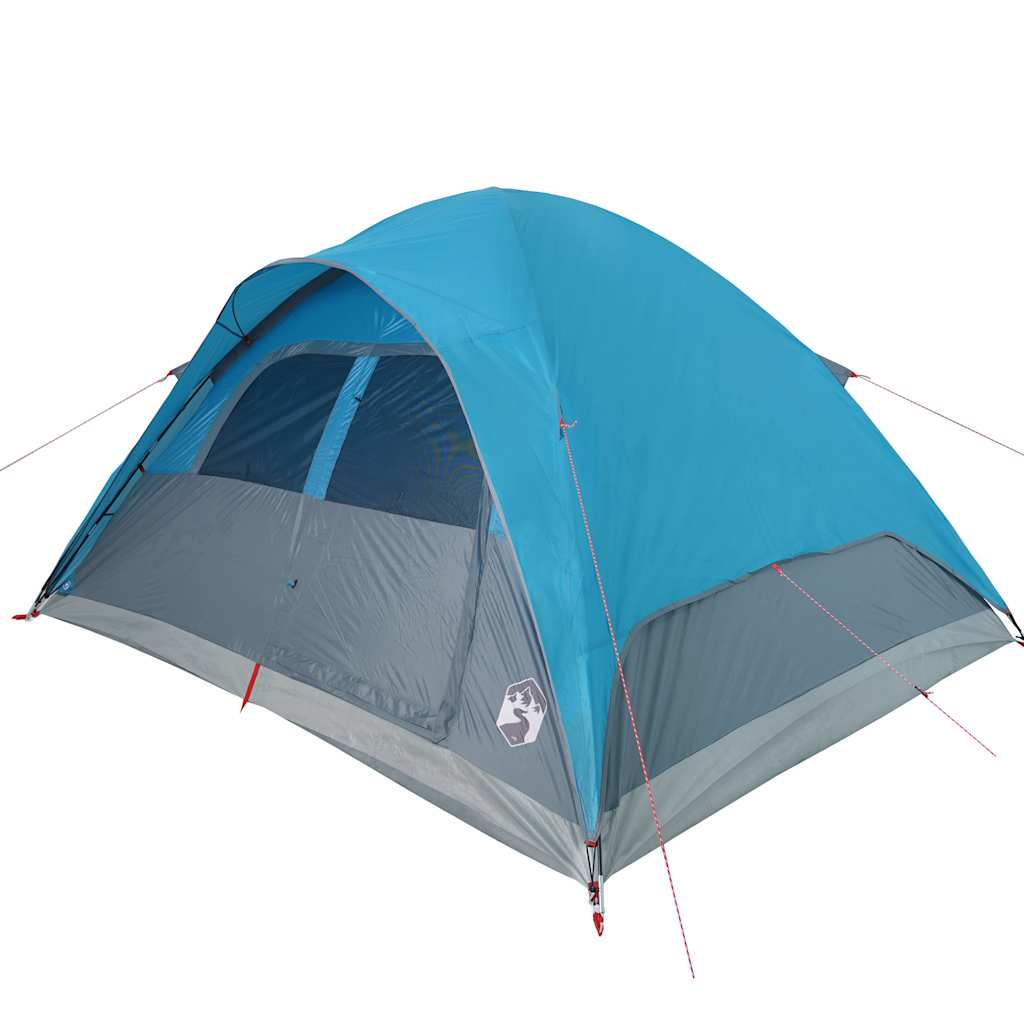 vidaXL Family Tent Dome 6-Person Blue Waterproof - 334 x 273 x 190 cm