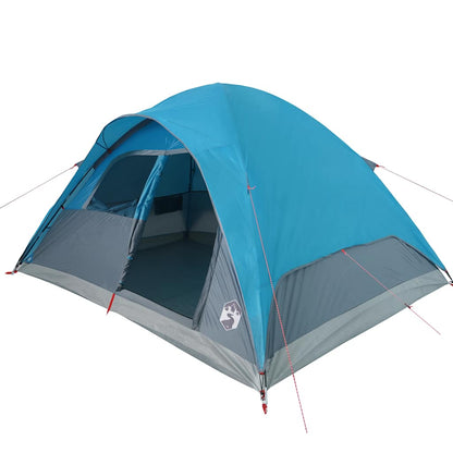 vidaXL Family Tent Dome 6-Person Blue Waterproof - 334 x 273 x 190 cm