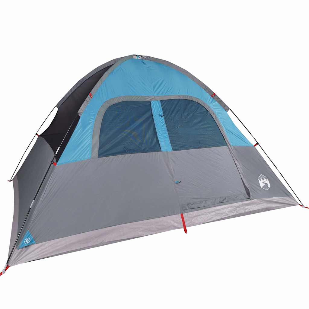 vidaXL Family Tent Dome 6-Person Blue Waterproof - 334 x 273 x 190 cm