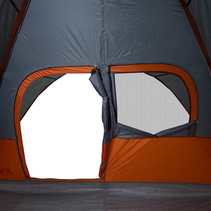 vidaXL Family Tent Dome 6-Person Orange Waterproof - 334 x 273 x 190 cm