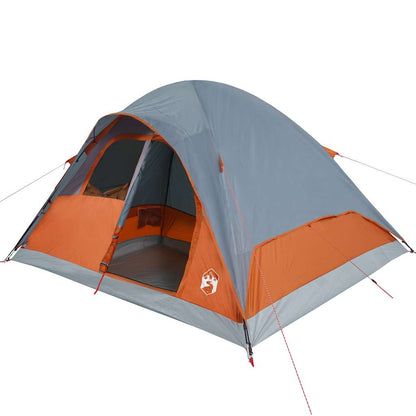 vidaXL Family Tent Dome 6-Person Orange Waterproof - 334 x 273 x 190 cm