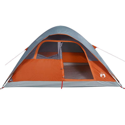 vidaXL Family Tent Dome 6-Person Orange Waterproof - 334 x 273 x 190 cm