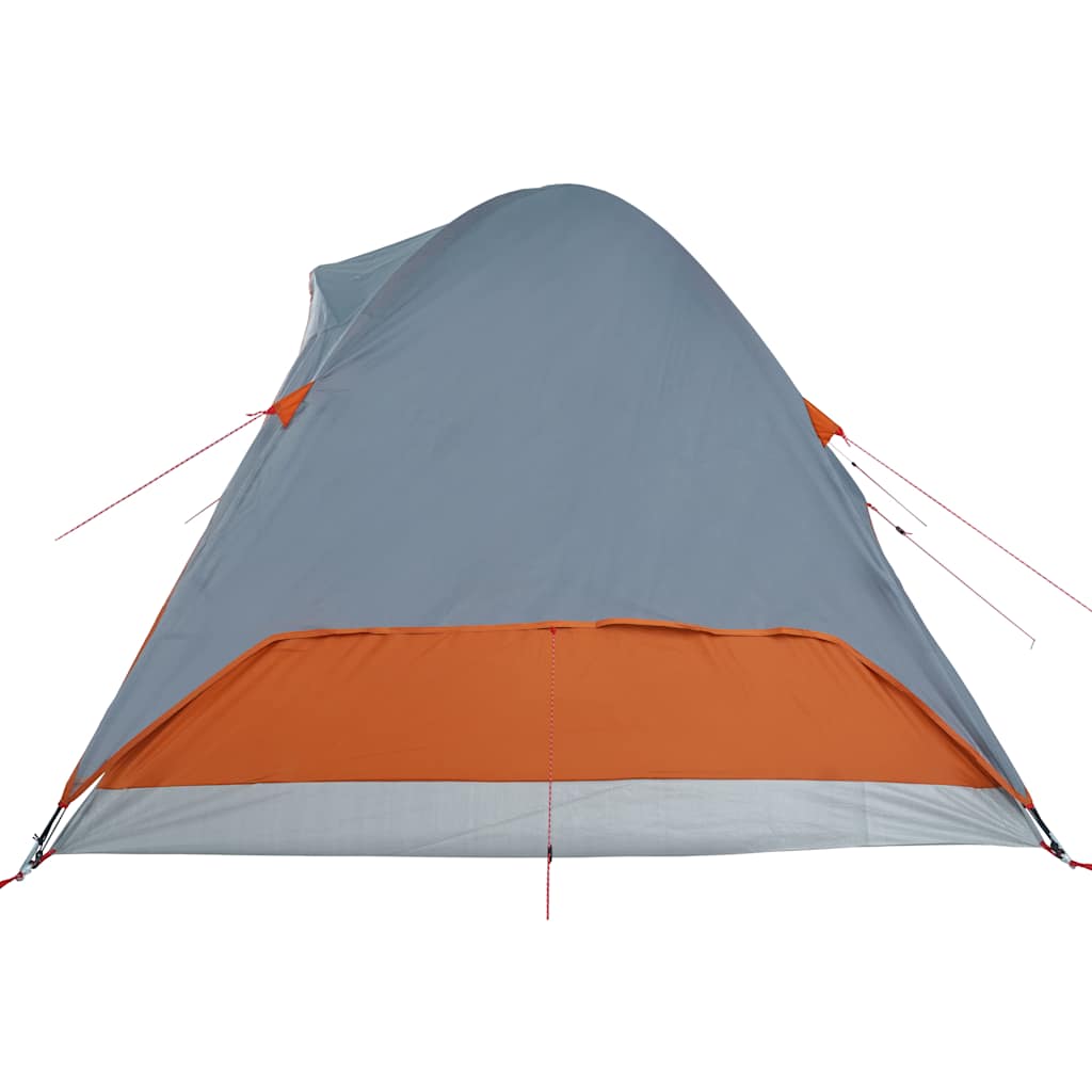 vidaXL Family Tent Dome 6-Person Orange Waterproof - 334 x 273 x 190 cm