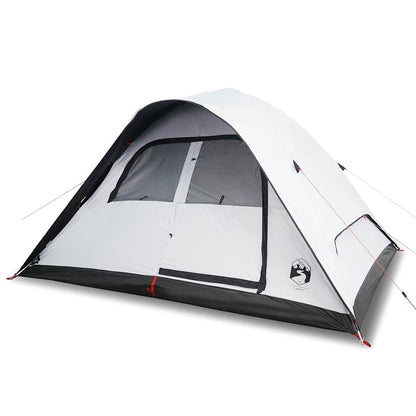 vidaXL Family Tent Dome 6-Person White Blackout Fabric Waterproof - 334 x 273 x 190 cm