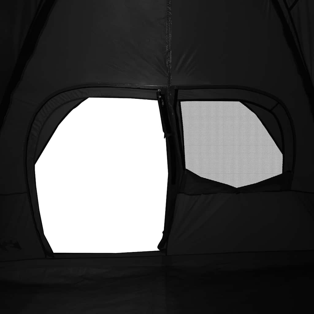 vidaXL Family Tent Dome 6-Person White Blackout Fabric Waterproof - 334 x 273 x 190 cm