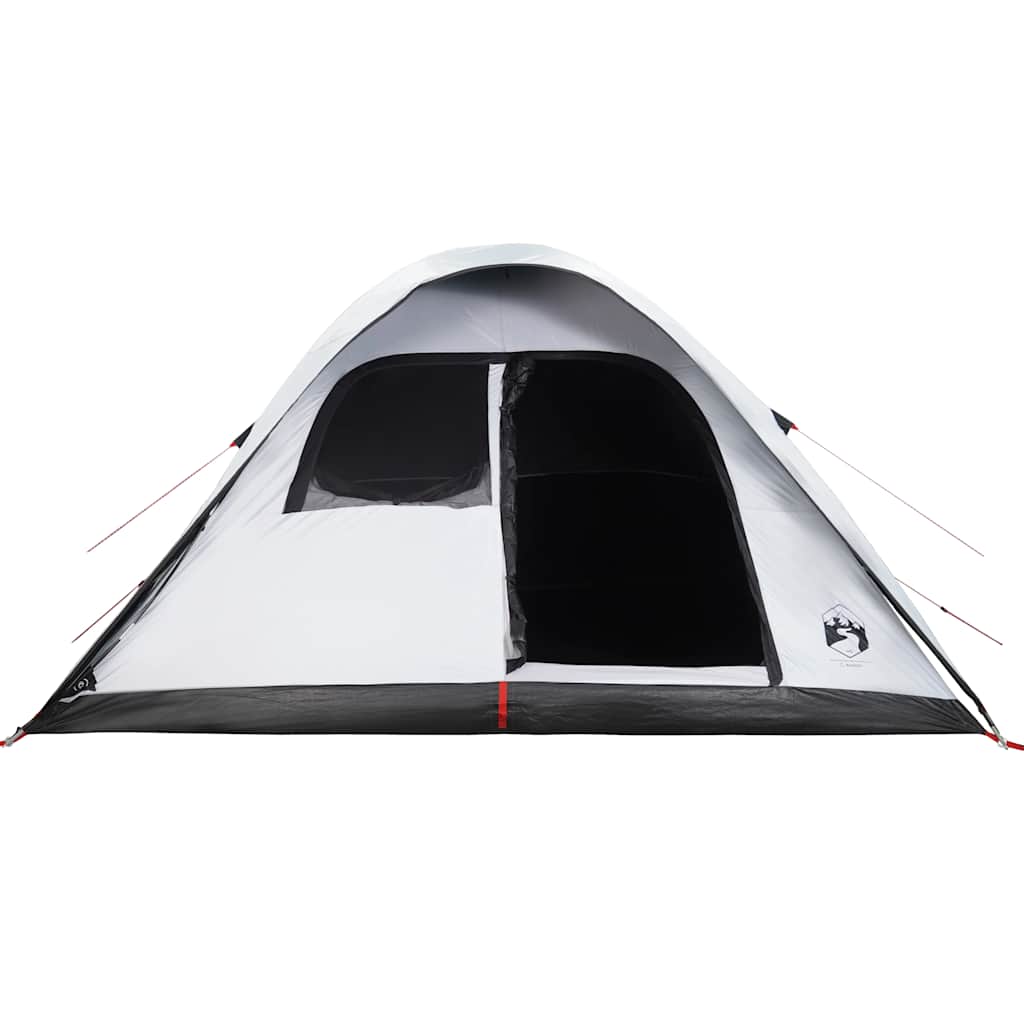 vidaXL Family Tent Dome 6-Person White Blackout Fabric Waterproof - 334 x 273 x 190 cm