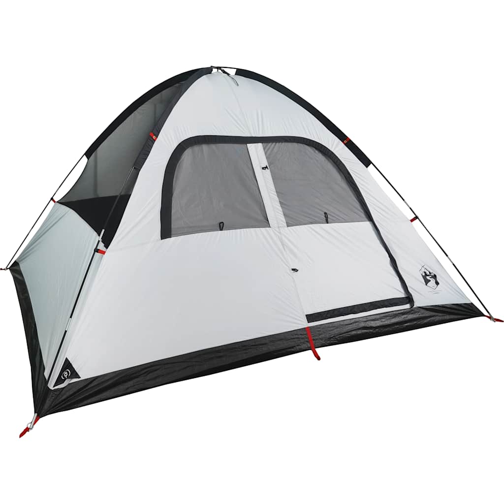 vidaXL Family Tent Dome 6-Person White Blackout Fabric Waterproof - 334 x 273 x 190 cm
