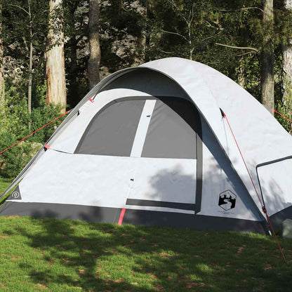 vidaXL Family Tent Dome 6-Person White Blackout Fabric Waterproof - 334 x 273 x 190 cm