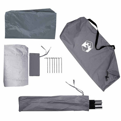 vidaXL Camping Tent Dome 1-Person Orange Waterproof