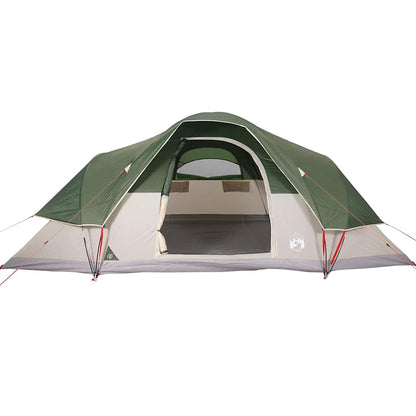 vidaXL Family Tent Dome 9-Person Green Waterproof