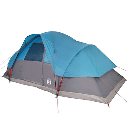 vidaXL Family Tent Dome 9-Person Blue Waterproof