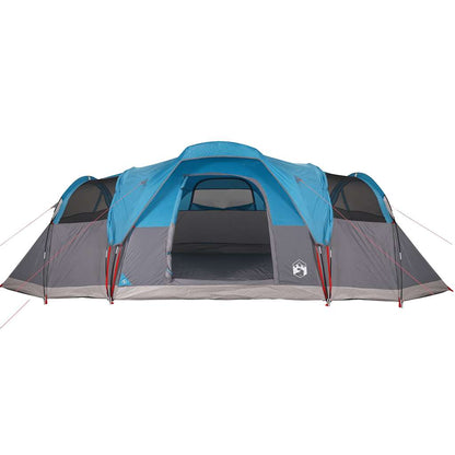 vidaXL Family Tent Dome 11-Person Blue Waterproof