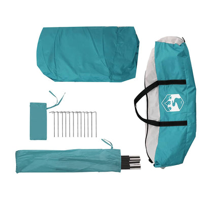 vidaXL Party Tent Green Waterproof - 43089