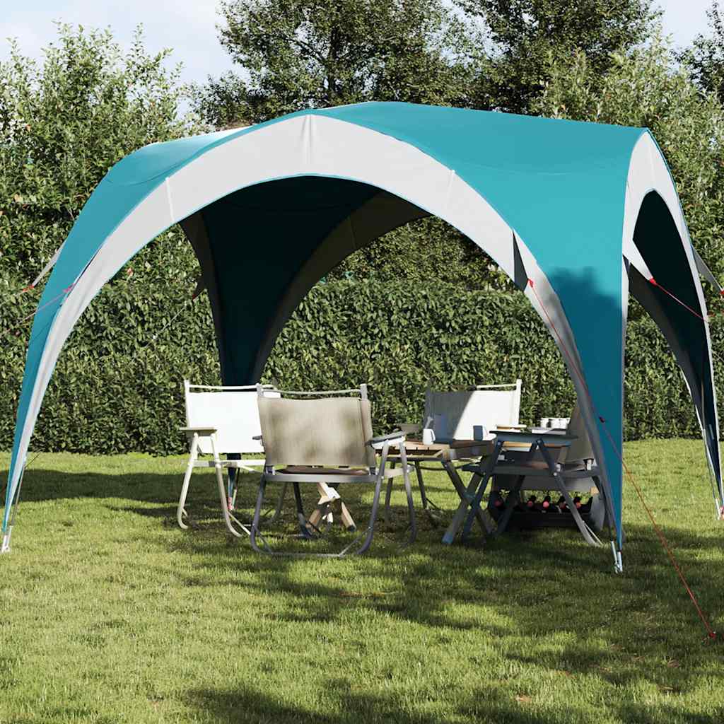 vidaXL Party Tent Green Waterproof - 43089