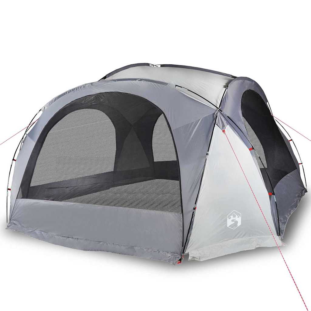 vidaXL Party Tent White and Grey Waterproof - 9-person