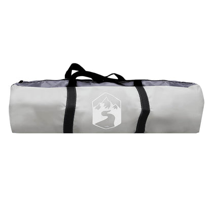 vidaXL Party Tent White and Grey Waterproof - 9-person