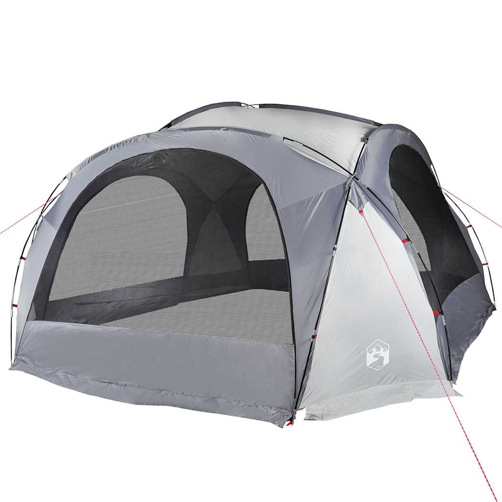 vidaXL Party Tent White and Grey Waterproof - 9-person